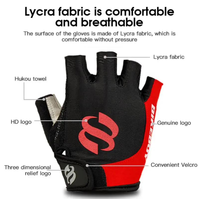 Accessories for Men Women Cycling Gloves Bicycle Gloves Bike Gloves Anti Slip Shock Breathable Half Finger Short Sports Gloves
Accessories for Men Women Cycling Gloves Bicycle Gloves Bike Gloves Anti Slip Shock Breathable Half Finger Short Sports Gloves