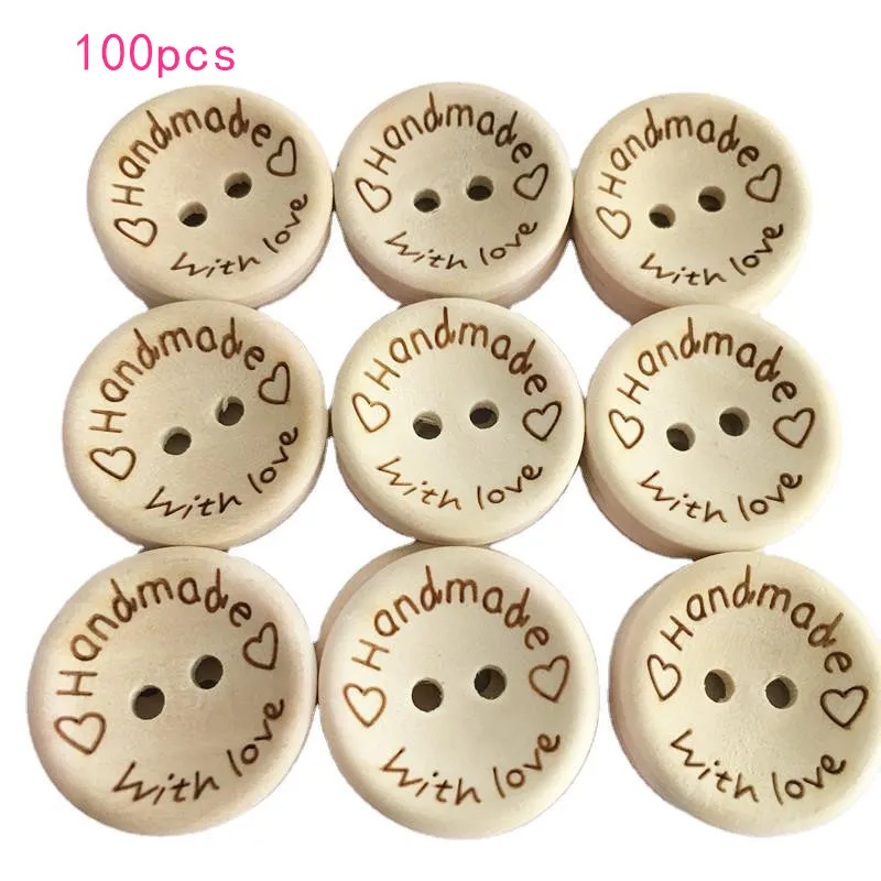 IBOWS 15mm/20mm/25mm Natural Color Wooden Button Handmade Letter Love Scrapbooking For Cloth Decor DIY Sewing Accessories 100pcs
IBOWS 15mm/20mm/25mm Natural Color Wooden Button Handmade Letter Love Scrapbooking For Cloth Decor DIY Sewing Accessories 100pcs