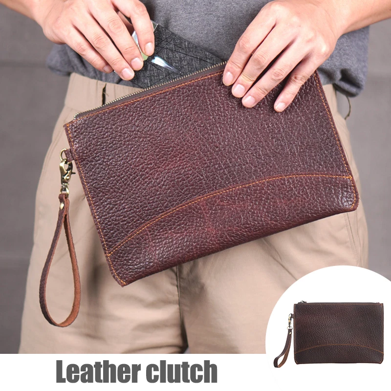 Male Clutches PU Leather Vintage Style Business Handheld Bag Fashion Zipper Design J55
Male Clutches PU Leather Vintage Style Business Handheld Bag Fashion Zipper Design J55
