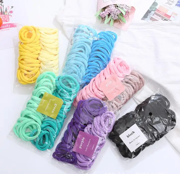 50 hair band Women Girls Colorful Nylon Elastic Hair Bands Ponytail Holder Rubber Bands Scrunchie Headband Hair Accessories
50 hair band Women Girls Colorful Nylon Elastic Hair Bands Ponytail Holder Rubber Bands Scrunchie Headband Hair Accessories