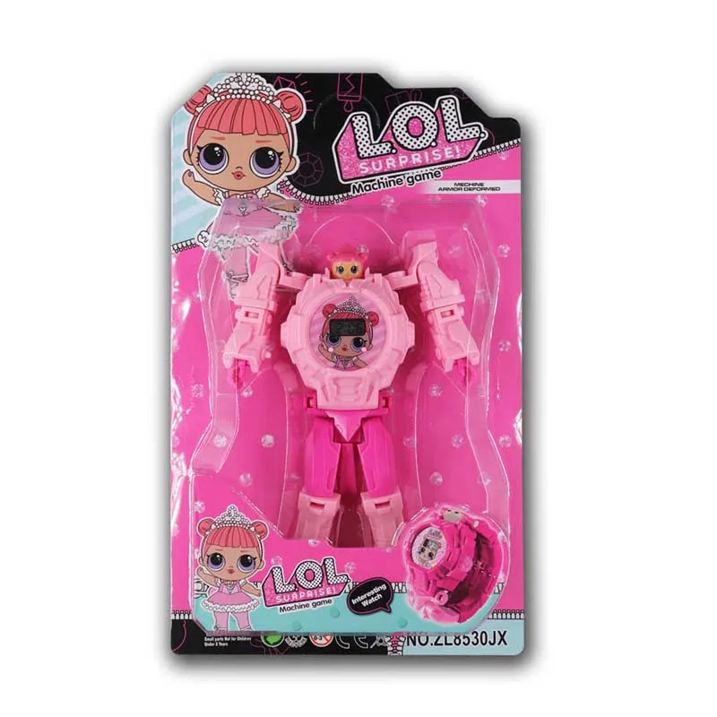 lol surprise Hot-selling children's boys and girls deformation robot electronic watch toys girls watches kid watch color watches
lol surprise Hot-selling children's boys and girls deformation robot electronic watch toys girls watches kid watch color watches