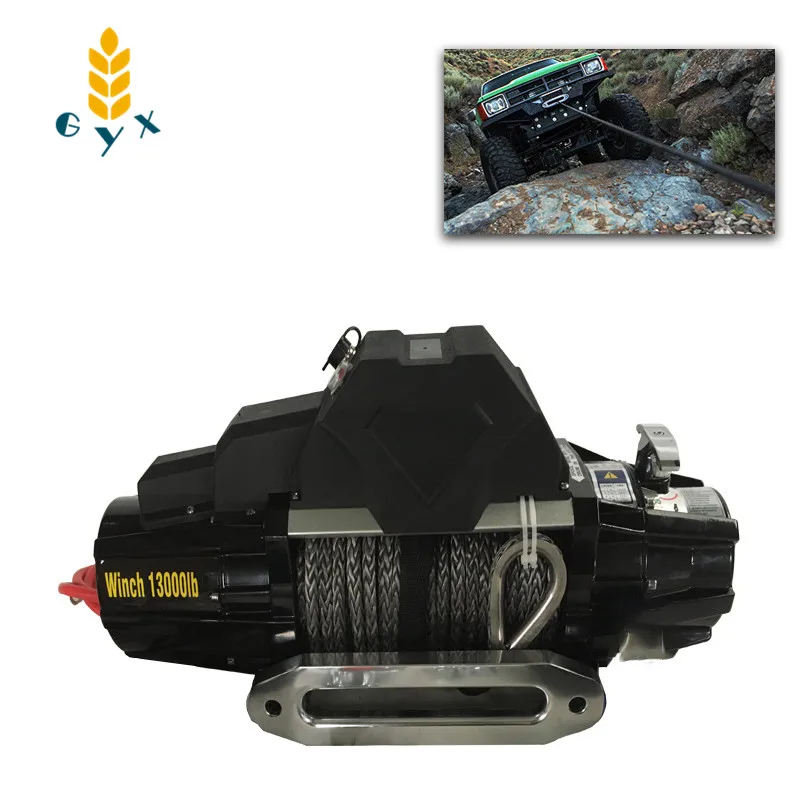 Off-road Self-driving and Self-rescue Winch / Electric Winch for Car / 13000 lbs Car Tractor / Black Nylon Shell Strong
Off-road Self-driving and Self-rescue Winch / Electric Winch for Car / 13000 lbs Car Tractor / Black Nylon Shell Strong