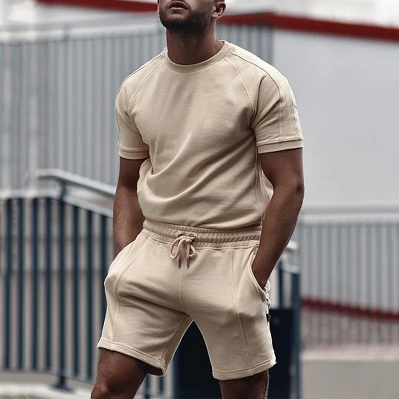 Tracksuit for Men Summer Shorts Sets Short Sleeve T-Shirt and Shorts Sets Mens Sports Wear Casual Clothing Gym Men Sweat Suits
Tracksuit for Men Summer Shorts Sets Short Sleeve T-Shirt and Shorts Sets Mens Sports Wear Casual Clothing Gym Men Sweat Suits