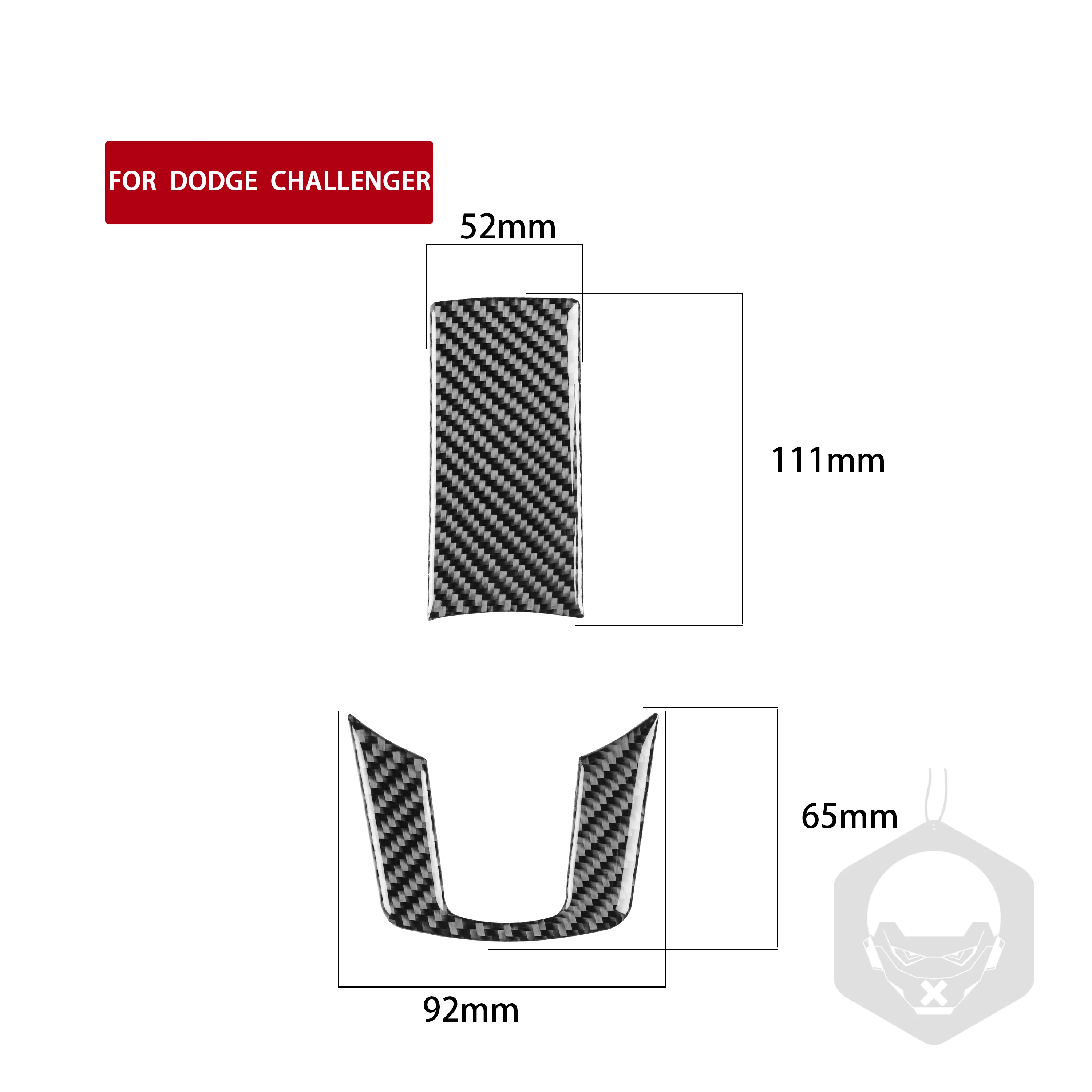 2-pcs For Dodge Challenger 2011-2014 Steering Wheel Carbon Fiber Car Interior Decoration STICKER BLACK Accessories 
2-pcs For Dodge Challenger 2011-2014 Steering Wheel Carbon Fiber Car Interior Decoration STICKER BLACK Accessories