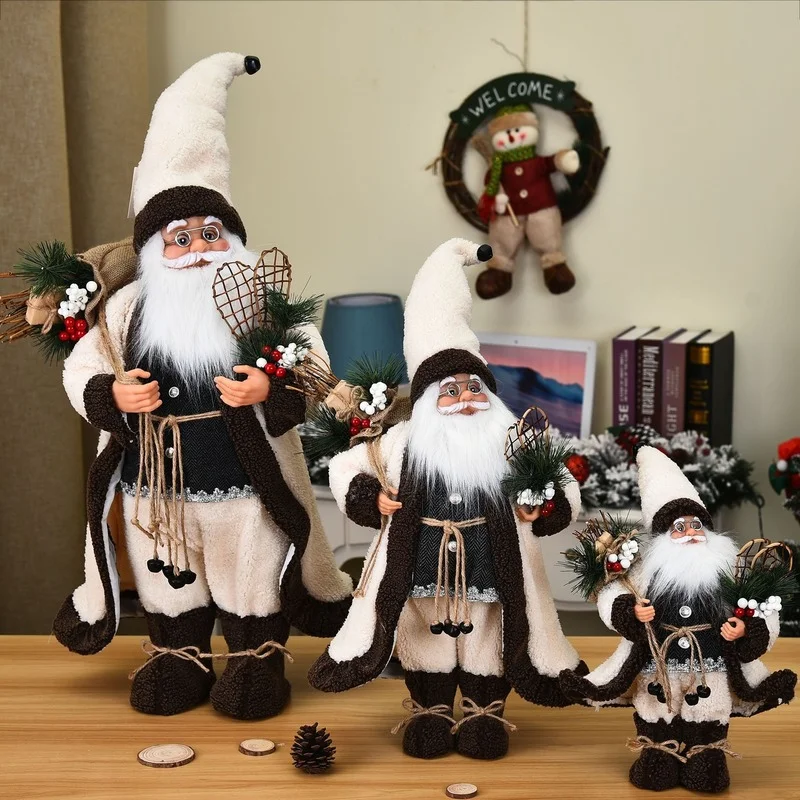 Christmas Decoration Simulation Santa Claus Static Fashion Dolls Window Children Chrismas Party Supplies Home Decore Gift
Christmas Decoration Simulation Santa Claus Static Fashion Dolls Window Children Chrismas Party Supplies Home Decore Gift
