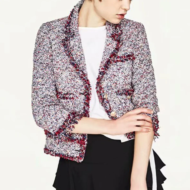 Za Women Fashion Handwork Tassel Jacket Coats Long Sleeve Turn Down Collar Pockets Female Outerwear Chic Tops LY6033
Za Women Fashion Handwork Tassel Jacket Coats Long Sleeve Turn Down Collar Pockets Female Outerwear Chic Tops LY6033