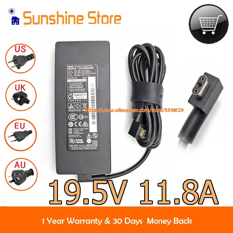 Sunshine Genuine For Razer RC30-024801 AC Adapter 19.5v 11.8A 230W For RZ09-0368CE63-R3B1 RZ09-03006E92 RZ09-03018W52 15 GTX1070
Sunshine Genuine For Razer RC30-024801 AC Adapter 19.5v 11.8A 230W For RZ09-0368CE63-R3B1 RZ09-03006E92 RZ09-03018W52 15 GTX1070