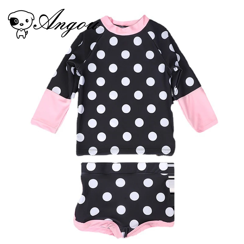 2PCS Set Baby Girls Swimwear Girl Dots Print Kids Long Sleeve Split Swimsuit Children Baby Bathing Suit Beachwear
2PCS Set Baby Girls Swimwear Girl Dots Print Kids Long Sleeve Split Swimsuit Children Baby Bathing Suit Beachwear