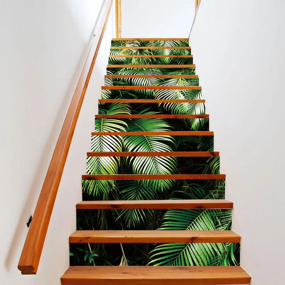 Creative Butterfly Palm Green Leaves Stairway Wall Sticker Stair Step Floor Decoration Wallpaper Waterproof PVC Art Wall Decals
Creative Butterfly Palm Green Leaves Stairway Wall Sticker Stair Step Floor Decoration Wallpaper Waterproof PVC Art Wall Decals