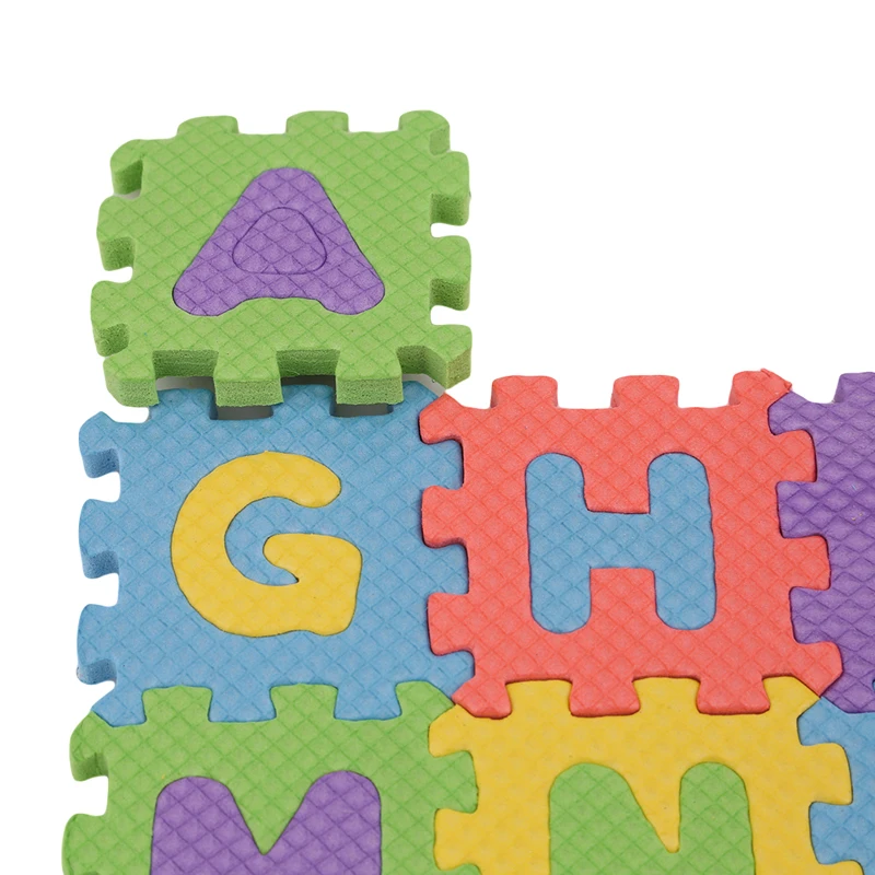 36pcs EVA Puzzle Baby Toys Foam Alphabet Numbers Play Mat Floor Kids Carpet Carpet for Children Letter Animal Safety Kids Toys
36pcs EVA Puzzle Baby Toys Foam Alphabet Numbers Play Mat Floor Kids Carpet Carpet for Children Letter Animal Safety Kids Toys
