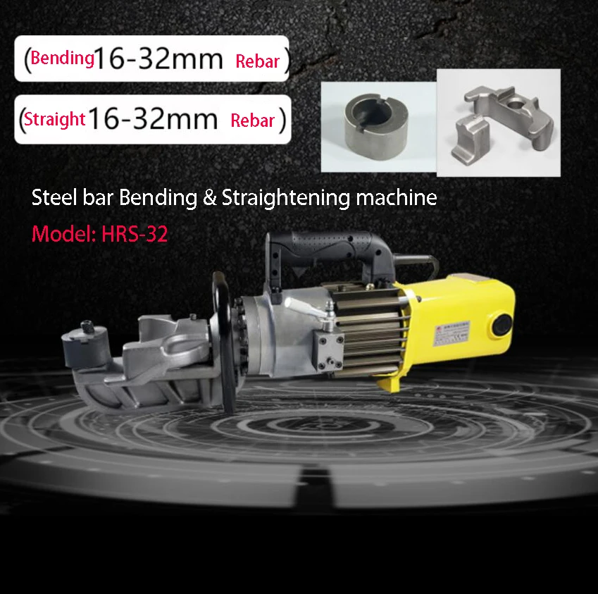 

Портативный Электрический гидравлический станок для изгиба и выпрямления стальных стержней 16-32 мм стальной станок для резки 4-32 мм