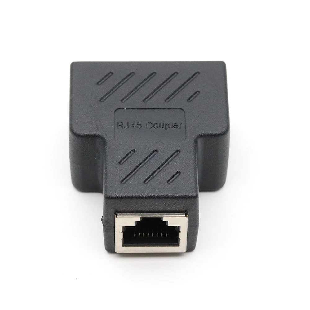 Разветвитель xintylink с 1 на 2 каналами rj45 гнездовой разъем lan cat6 cat5e cat5 8p8c