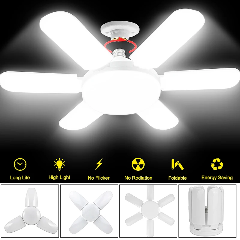 100W 6 Leaf Industrial Garage Light Ceiling Lights Ceiling Lamp for Workshop EU Warehouse E27 AC85-265V
100W 6 Leaf Industrial Garage Light Ceiling Lights Ceiling Lamp for Workshop EU Warehouse E27 AC85-265V
