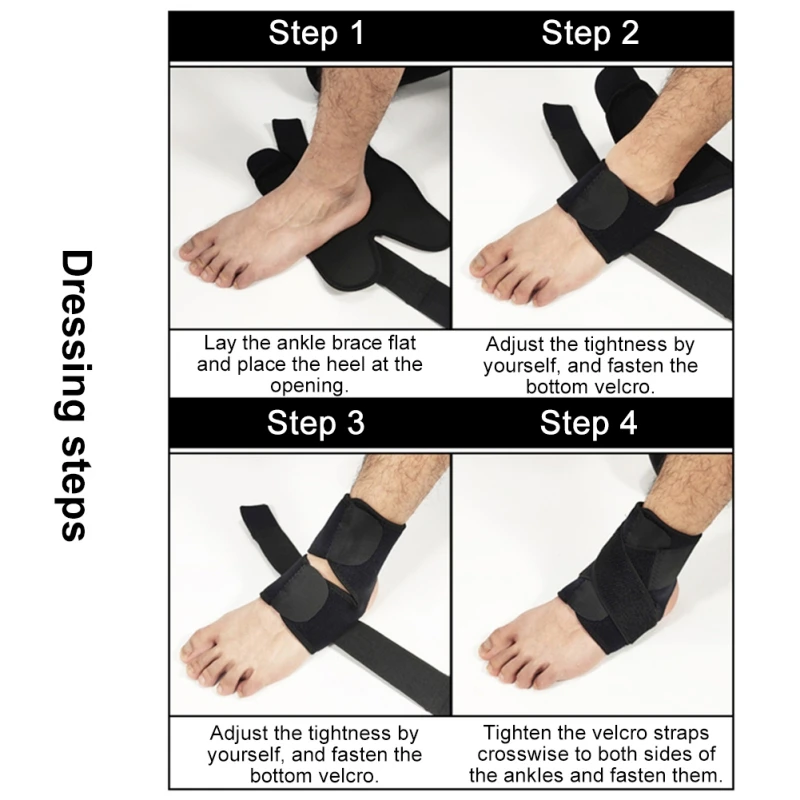 1PC Ankle Support Brace Compression Tendon Pain Relief Strap Foot Sprains Injury Wrap Equipments
1PC Ankle Support Brace Compression Tendon Pain Relief Strap Foot Sprains Injury Wrap Equipments