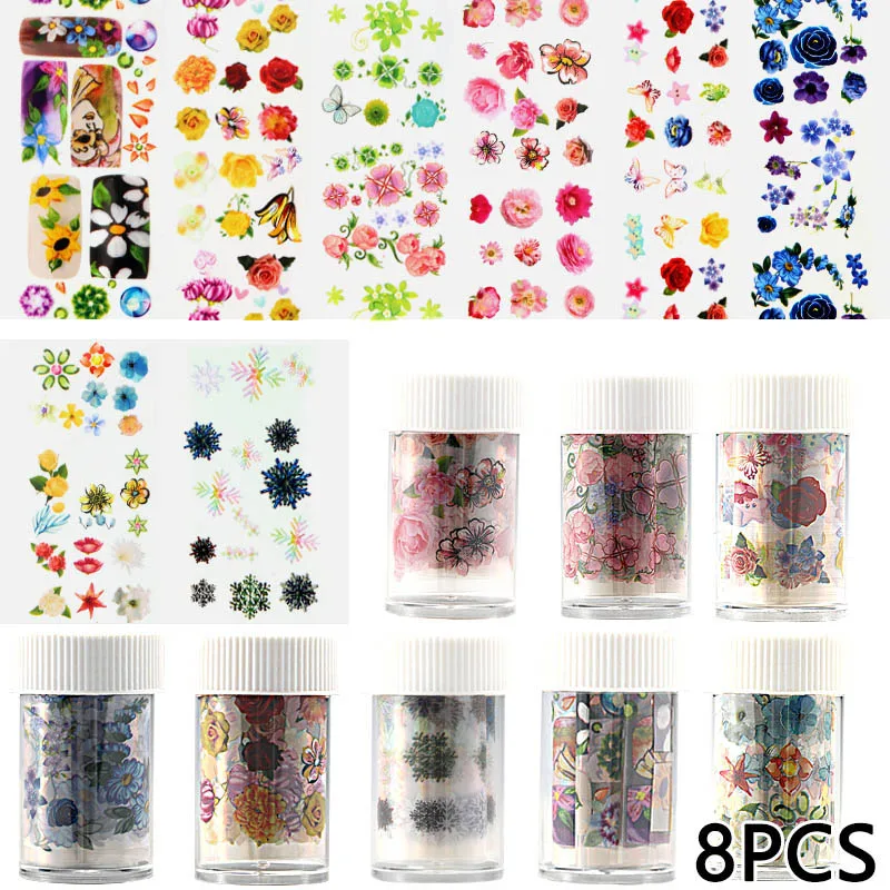 1 Box Nail Stickers Spring Flower Leaf Nail Series Foils Nail Art Transfer Sticker Paper Nail Art DIY Decorations Tools
1 Box Nail Stickers Spring Flower Leaf Nail Series Foils Nail Art Transfer Sticker Paper Nail Art DIY Decorations Tools