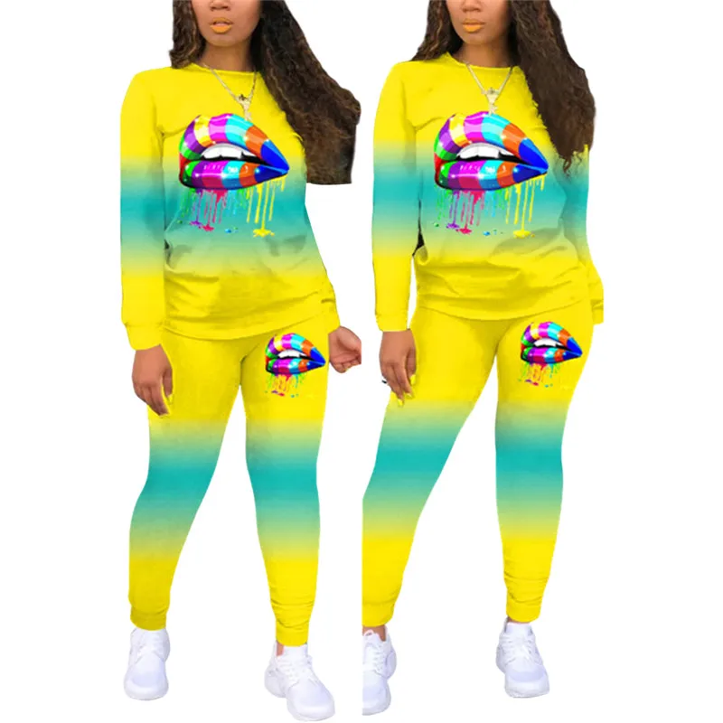 New Casual Tracksuit Women Clothes Two Piece Set Pants And Top Tie Dye Print Ropa Mujer Autumn 2020 Femme 2 Pieces Sweat Suits 
New Casual Tracksuit Women Clothes Two Piece Set Pants And Top Tie Dye Print Ropa Mujer Autumn 2020 Femme 2 Pieces Sweat Suits