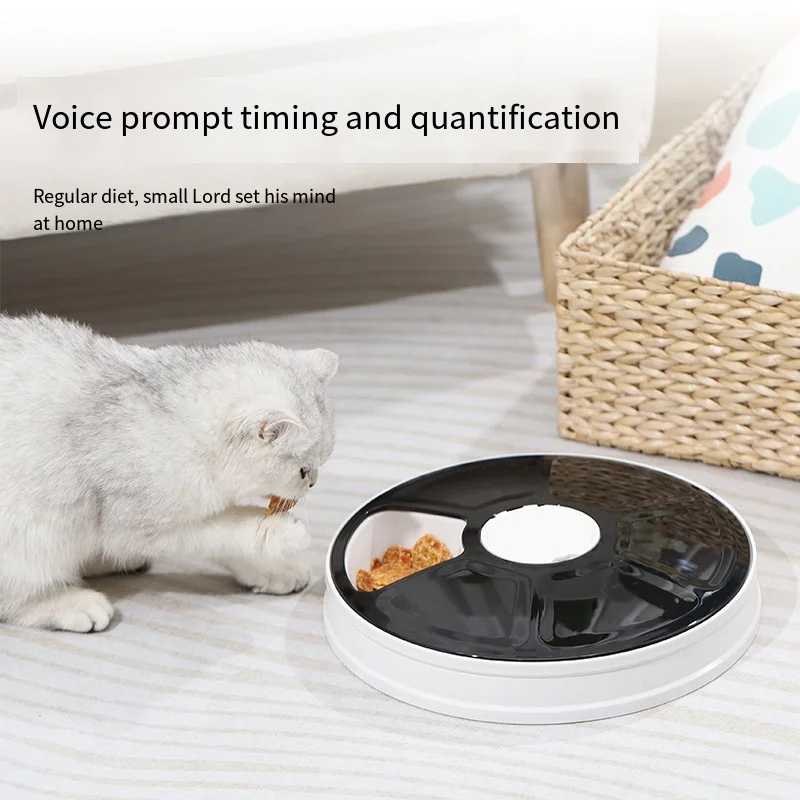 Round Timing Feeder Automatic Pet Feeder 6 Meals 6 Grids Cat Dog Electric Dry Food Dispenser 24 Hours Feed Pet Supplies 40% Off
Round Timing Feeder Automatic Pet Feeder 6 Meals 6 Grids Cat Dog Electric Dry Food Dispenser 24 Hours Feed Pet Supplies 40% Off