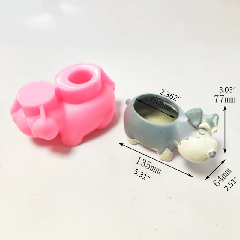E56A Set of 3 Realistic 3D Dog-shape DIY Silicone Mold Non-stick DIY Succulents Pots Silicone Molds Ideal for Handmade Crafts
E56A Set of 3 Realistic 3D Dog-shape DIY Silicone Mold Non-stick DIY Succulents Pots Silicone Molds Ideal for Handmade Crafts