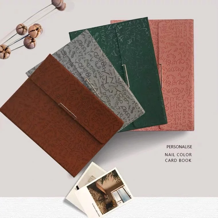 Japanese Style 120 Colors Personalise Nail Color Card Book Nail Gel Polish Display Card Palette Board Manicure Showing Shelf
Japanese Style 120 Colors Personalise Nail Color Card Book Nail Gel Polish Display Card Palette Board Manicure Showing Shelf