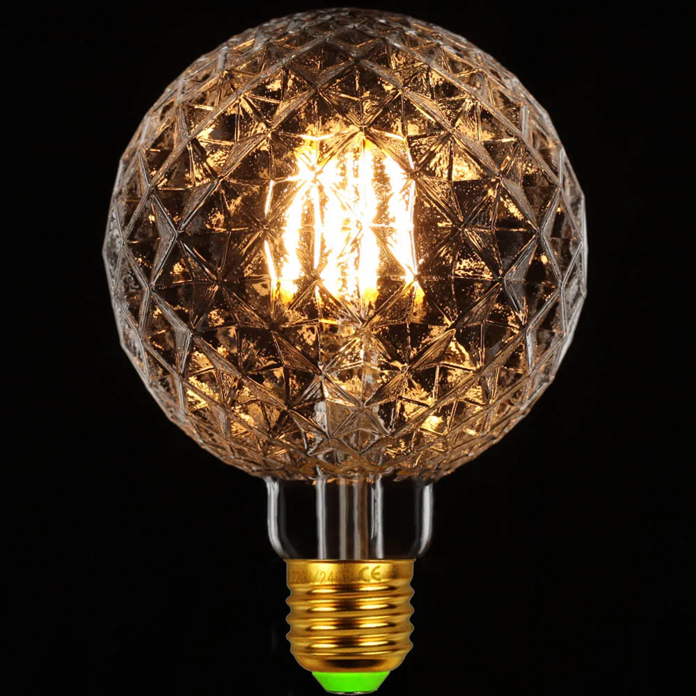 TIANFAN Led Bulbs Vintage Light Bulb Globe Crystal Edison Bulb 4W 220/240V E27 Home Decorative Light Bulb Super Warm White
TIANFAN Led Bulbs Vintage Light Bulb Globe Crystal Edison Bulb 4W 220/240V E27 Home Decorative Light Bulb Super Warm White