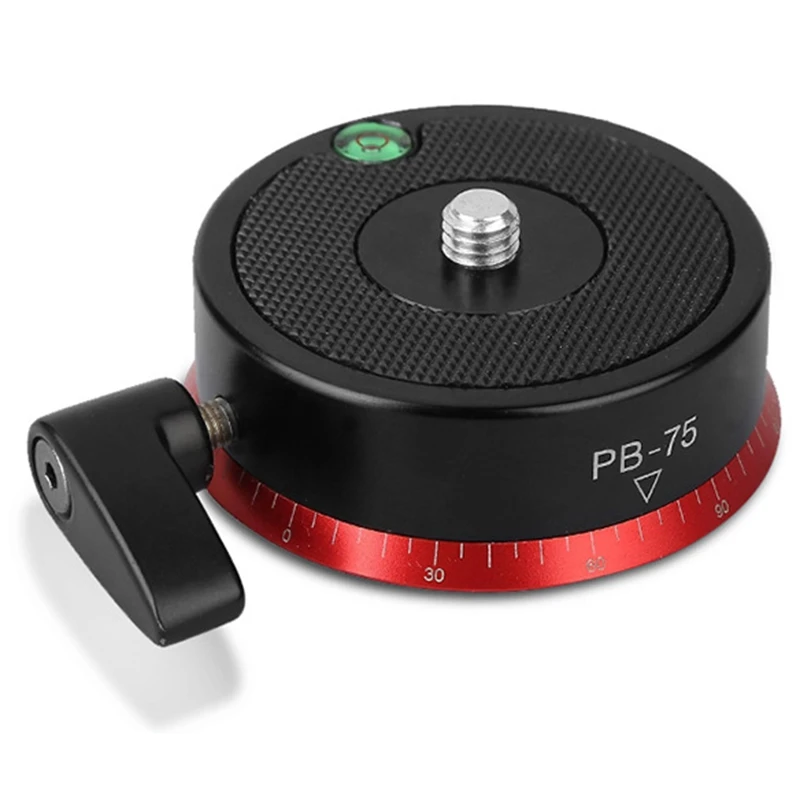 Горизонтальная Вращающаяся головка из алюминиевого сплава головка для панорамной фотосъемки на 360 градусов аксессуары для штатива максима... 
Горизонтальная Вращающаяся головка из алюминиевого сплава головка для панорамной фотосъемки на 360 градусов аксессуары для штатива максима...