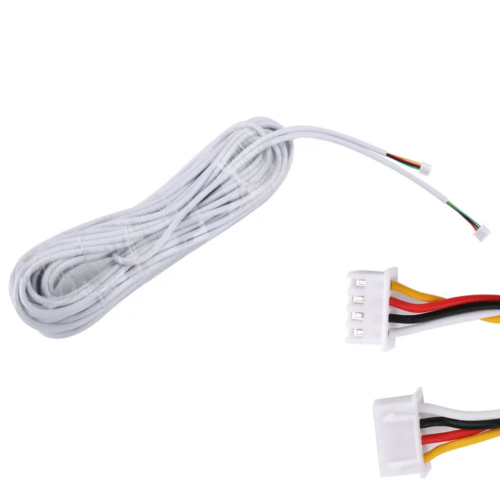 10m 2.54 4P 4 wire cable for video intercom Color Video Door Phone doorbell wired Intercom cable
10m 2.54 4P 4 wire cable for video intercom Color Video Door Phone doorbell wired Intercom cable
