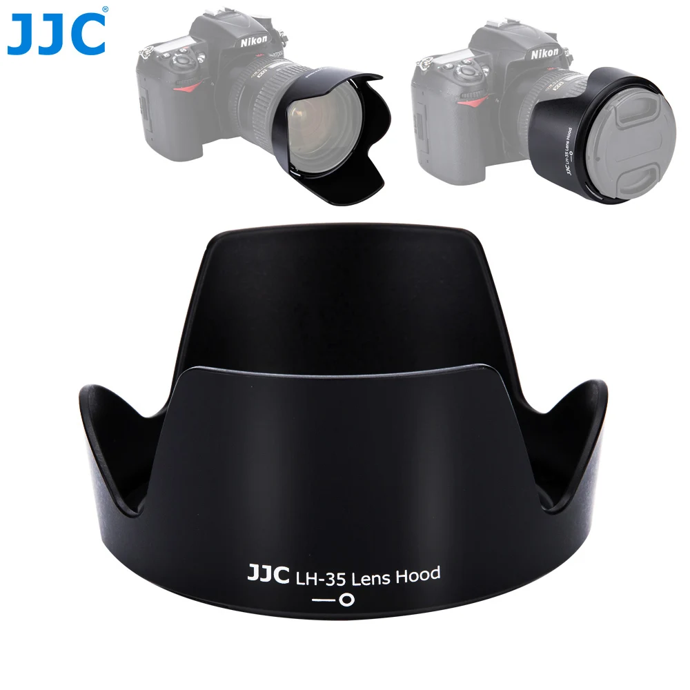 

JJC Bayonet Camera Lens Hood For Nikon Nikkor 18-200mm f/3.5-5.6G AF-S DX 18-200mm f/3.5-5.6G ED VR II ED-IF Replace HB-35
