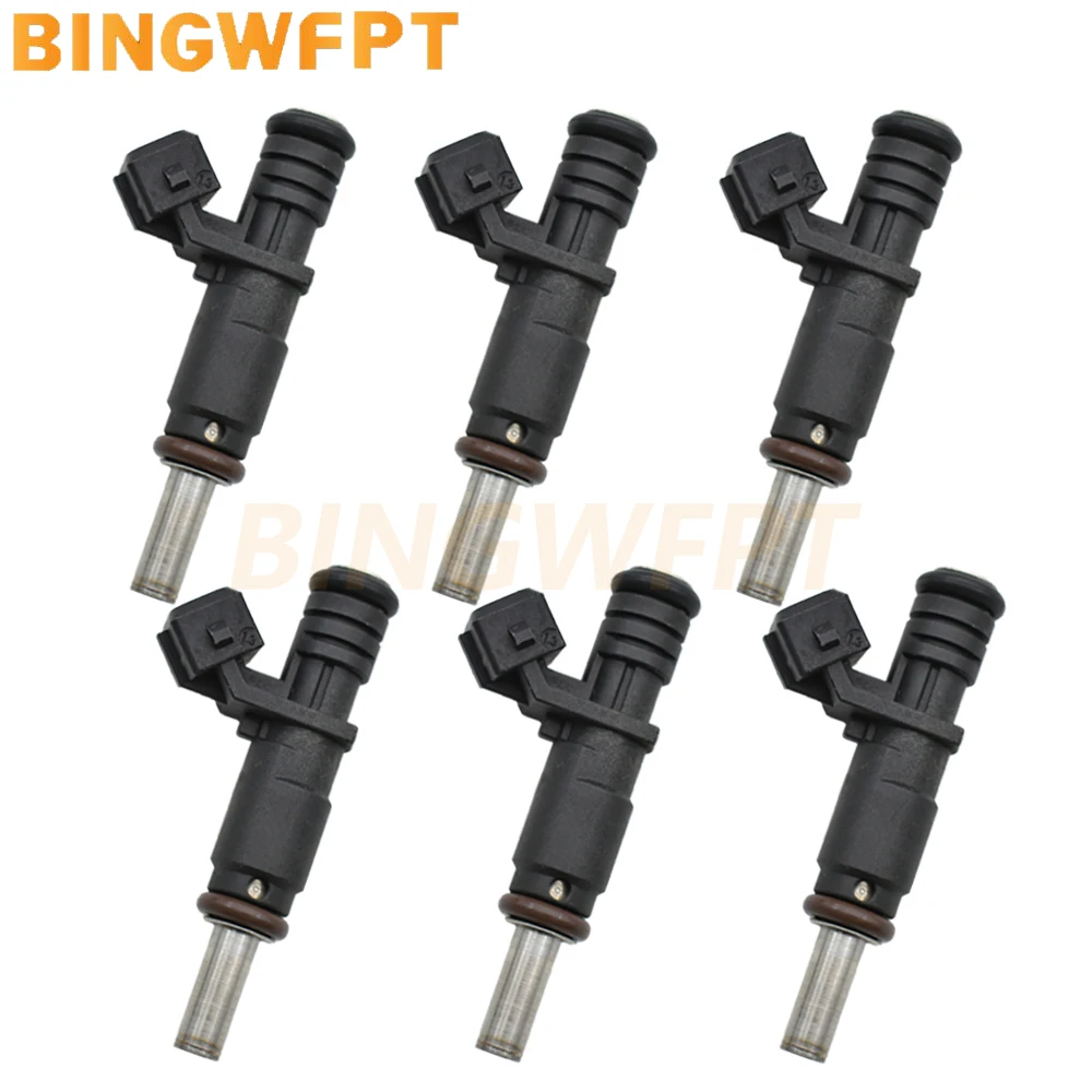 

6PCS 7531634 Fuel INJECTOR Nozzle for BMW Series 1 3 5 6 7 X1 X3 X5 Z4 2.5i 3.0i F01 F02 F10 F11 F18 F25 N51 N52