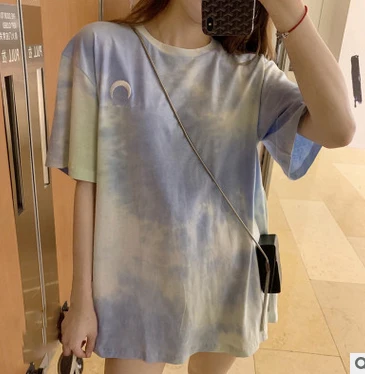 New Fashion Summer Ladies Color Tie-dye Gradient Short Sleeve Dress Casual Club Basic O Neck Pullover Tee Tops Womens Dresses
New Fashion Summer Ladies Color Tie-dye Gradient Short Sleeve Dress Casual Club Basic O Neck Pullover Tee Tops Womens Dresses