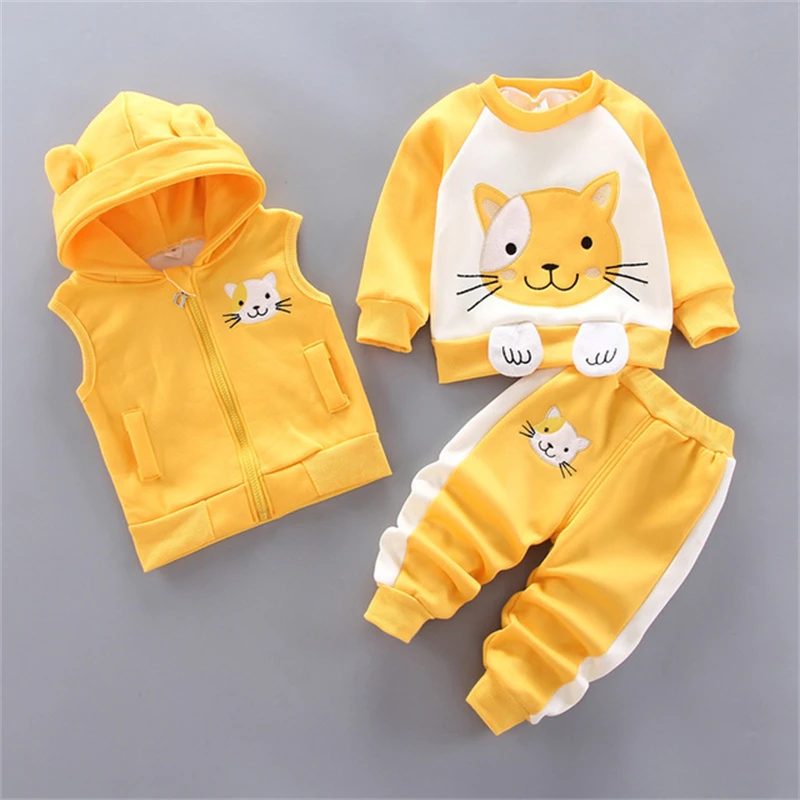 Baby Boys Clothing Suit Children Clothing Autumn Winter 2021 New Cartoon Cat Winter Warm 3 Pieces Kids Outwear Baby Boys Sets
Baby Boys Clothing Suit Children Clothing Autumn Winter 2021 New Cartoon Cat Winter Warm 3 Pieces Kids Outwear Baby Boys Sets