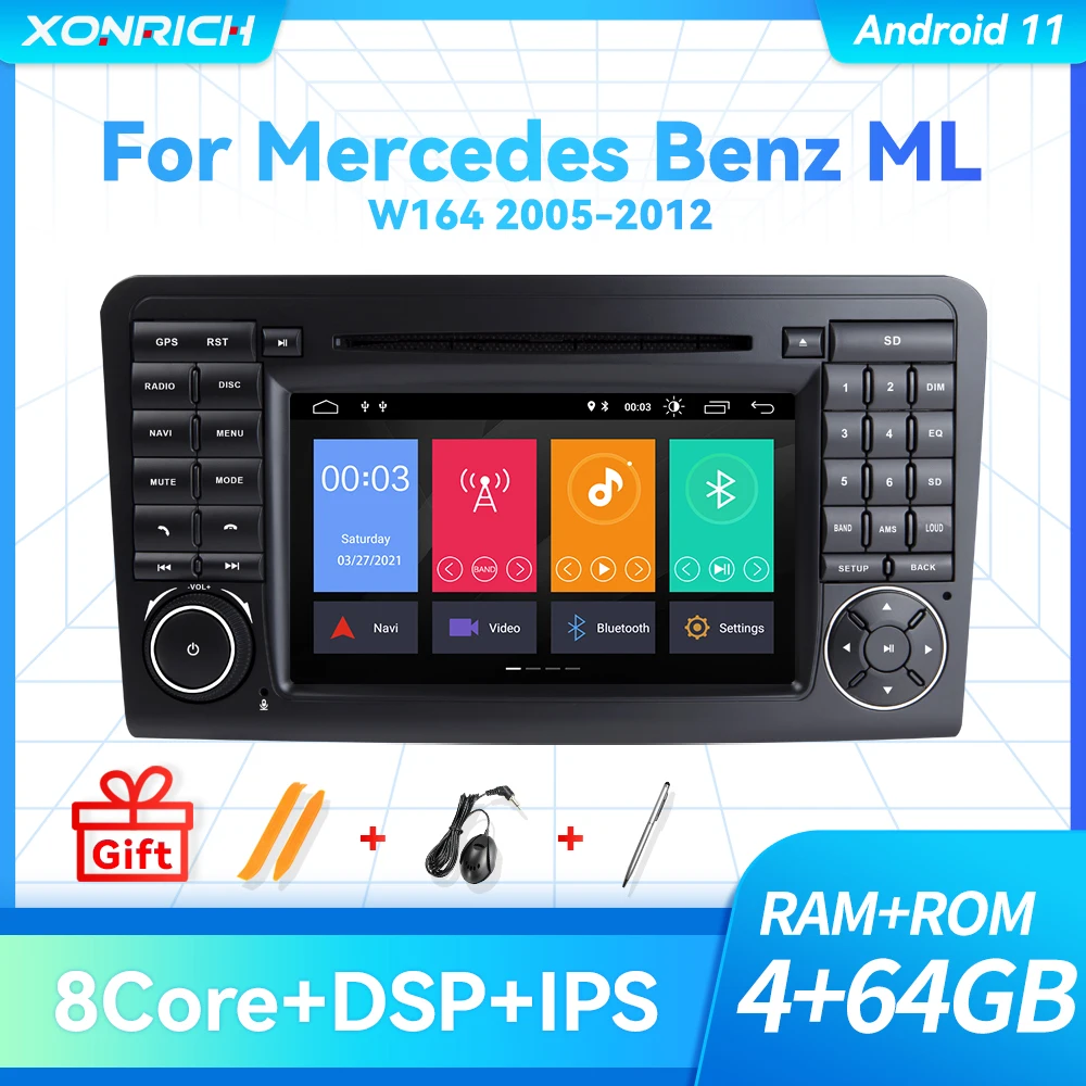 Автомагнитола для Mercedes ML W164 X164 ML350 ML300 GL500 ML320 ML280 GL350
Автомагнитола для Mercedes ML W164 X164 ML350 ML300 GL500 ML320 ML280 GL350