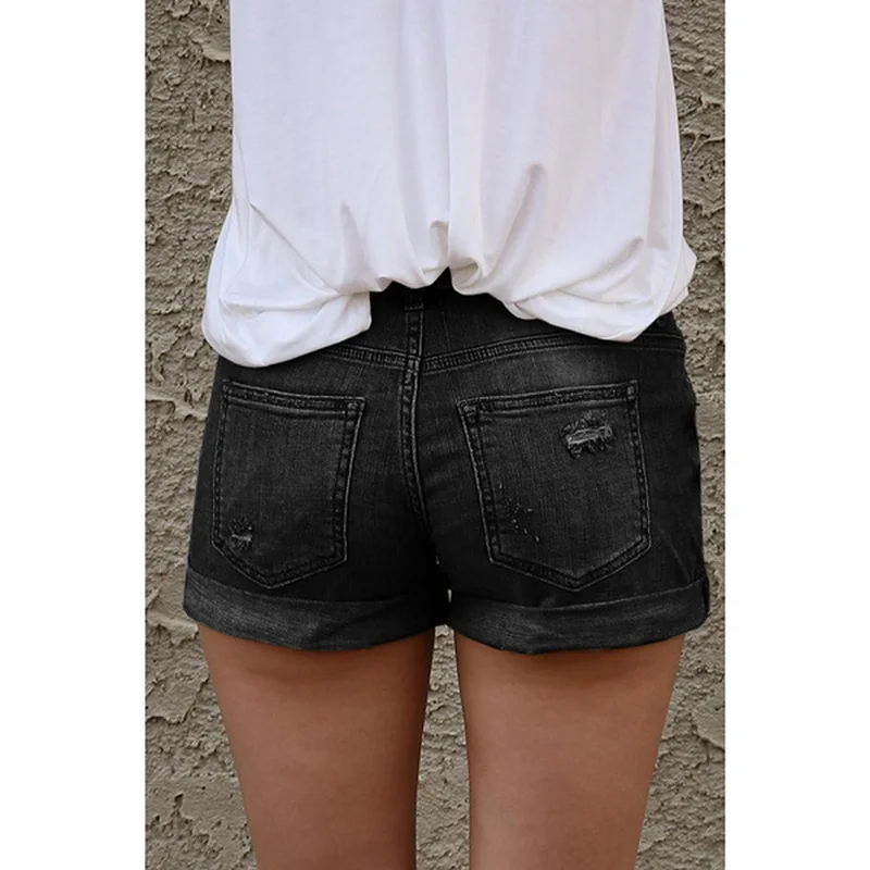 Short Jeans Pants for Women High Waist Button Design Slim Fit Pant Sexy Female Skinny Short Jeans Blue Black Denim Shorts
Short Jeans Pants for Women High Waist Button Design Slim Fit Pant Sexy Female Skinny Short Jeans Blue Black Denim Shorts