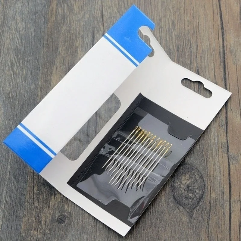 12pcs Self-Threading Sewing Needles Stainless Steel Quick Automatic Threading Needle Stitching Pins DIY Punch Needle Threader
12pcs Self-Threading Sewing Needles Stainless Steel Quick Automatic Threading Needle Stitching Pins DIY Punch Needle Threader
