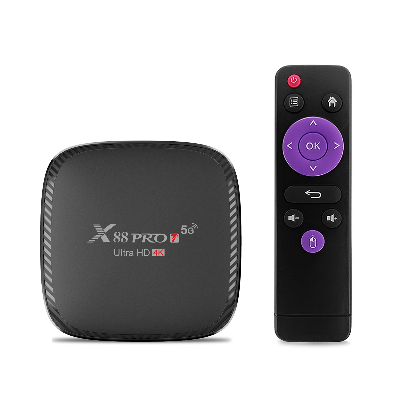X88 PRO T Android 10.0 Smart TV Box Voice Assistan UHD 4K Media Player Very Fast Box Top Box H.265 VP9 2.4G/5G
X88 PRO T Android 10.0 Smart TV Box Voice Assistan UHD 4K Media Player Very Fast Box Top Box H.265 VP9 2.4G/5G