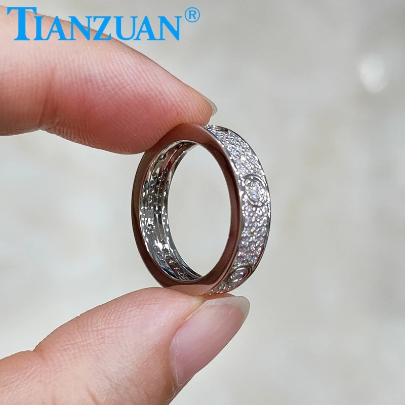 Hot Sale 925 silver moissanite rings Classic Love Three Rows Of Luxury Eternity Ring Wedding Engagement Ring
Hot Sale 925 silver moissanite rings Classic Love Three Rows Of Luxury Eternity Ring Wedding Engagement Ring