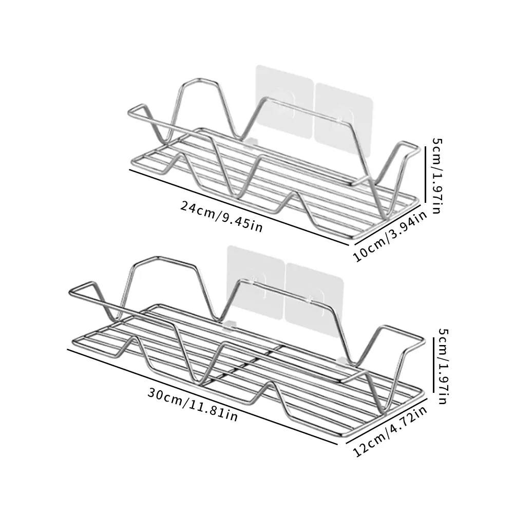 2pcs Bathroom Shelf Metal Shelf Storage Rack Stainless Steel Punch-Free Firm Shower Kitchen Fitted Wall Storage Organizer Rack
2pcs Bathroom Shelf Metal Shelf Storage Rack Stainless Steel Punch-Free Firm Shower Kitchen Fitted Wall Storage Organizer Rack
