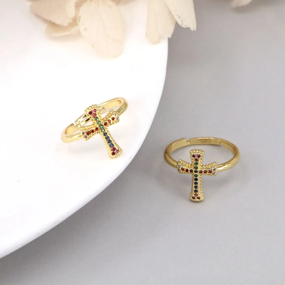 10PCS, Religious Gold Cross Rings For Woman Gothic CZ Pave Knuckle Finger Rings Fashion Anillos Mujer Jewelry Gifts
10PCS, Religious Gold Cross Rings For Woman Gothic CZ Pave Knuckle Finger Rings Fashion Anillos Mujer Jewelry Gifts
