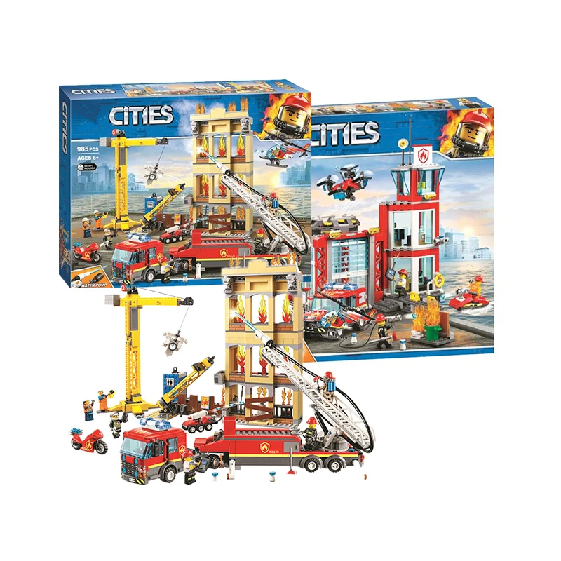 2021 NEW 60216 60110 Compatible with City Series The Fire Station Model Building Block Brick Toy for Children XMAS Gift
2021 NEW 60216 60110 Compatible with City Series The Fire Station Model Building Block Brick Toy for Children XMAS Gift