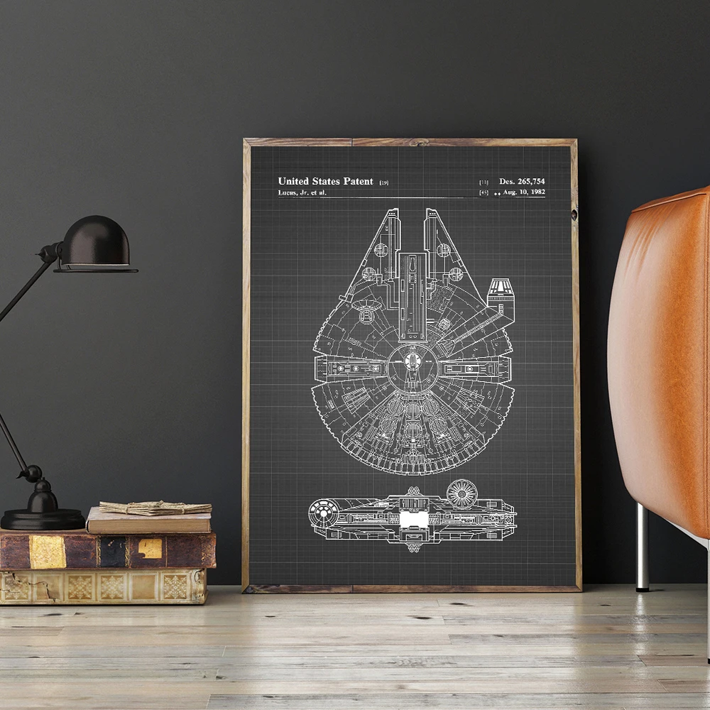 Patent Blueprint Canvas Prints Boys Room Decor Vintage Science Fiction Lovers Gift Poster Art Painting Steampunk Decoration
Patent Blueprint Canvas Prints Boys Room Decor Vintage Science Fiction Lovers Gift Poster Art Painting Steampunk Decoration