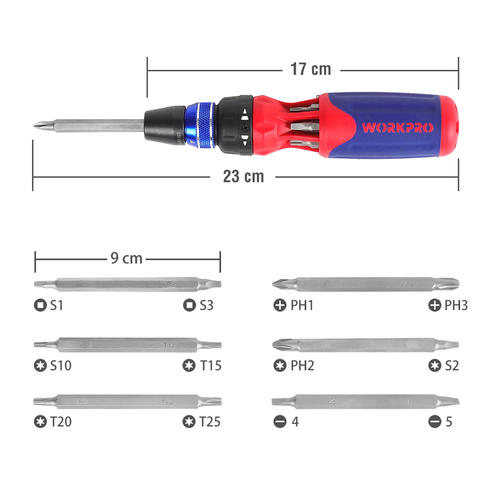 Latest Hot Sale Ratcheting Screwdriver 12 in 1 Screwdriver Set Quick Load Mechanism Screwdrivers S2 Bits Screwdriver Bit Set
Latest Hot Sale Ratcheting Screwdriver 12 in 1 Screwdriver Set Quick Load Mechanism Screwdrivers S2 Bits Screwdriver Bit Set