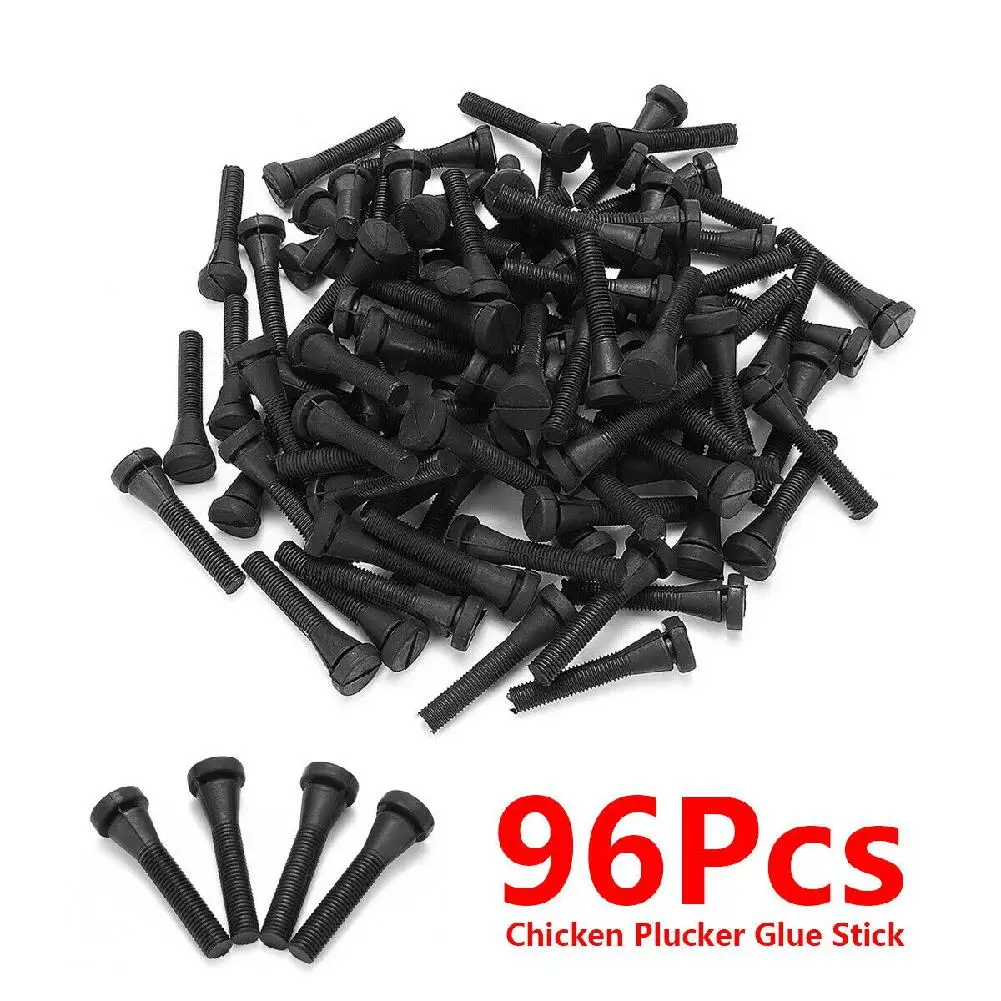 96Pcs Chicken Geese Poultry Plucking Fingers Plucker Picker Hair Removal Stick Machine for Chicken Ducks Low Breaking
96Pcs Chicken Geese Poultry Plucking Fingers Plucker Picker Hair Removal Stick Machine for Chicken Ducks Low Breaking