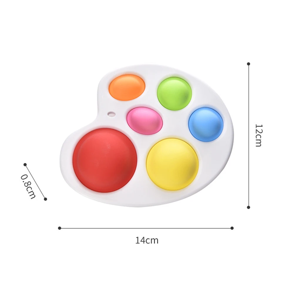 Children Simple Dimple Fidget Toy Silicone Bubble Baby Finger Boards Bubble Stress Relief Toys Educational Toys for Kids Adult
Children Simple Dimple Fidget Toy Silicone Bubble Baby Finger Boards Bubble Stress Relief Toys Educational Toys for Kids Adult