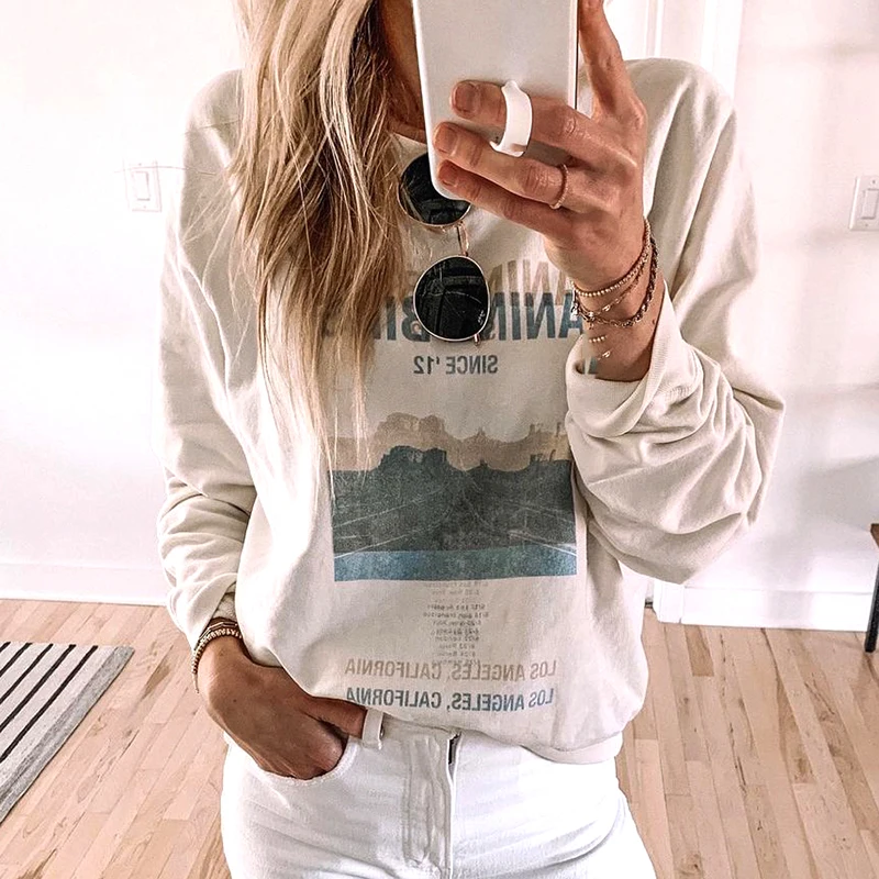 Rowling Chic Snow Mountain Graphic Women Sweatshirts Long Sleeve O Neck Cotton Ladies Pullover Casual Vintage Logo Female Tops
Rowling Chic Snow Mountain Graphic Women Sweatshirts Long Sleeve O Neck Cotton Ladies Pullover Casual Vintage Logo Female Tops