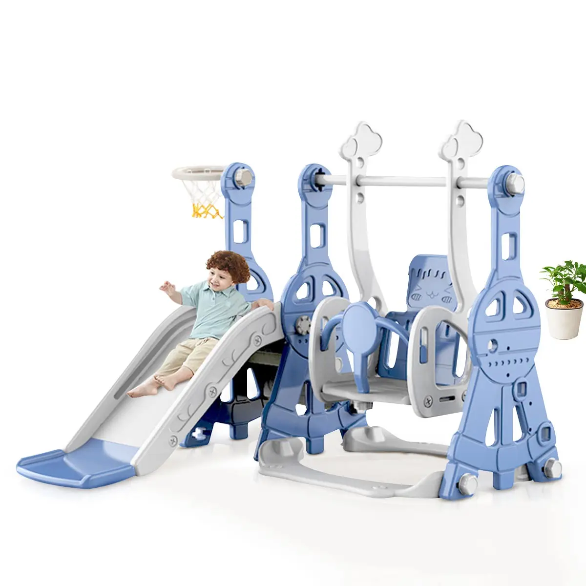 Children Slide and Swing Combination kids Indoor Playground Kindergarten Baby Outdoor Plastic Multifunctional Slide Swing Toys
Children Slide and Swing Combination kids Indoor Playground Kindergarten Baby Outdoor Plastic Multifunctional Slide Swing Toys