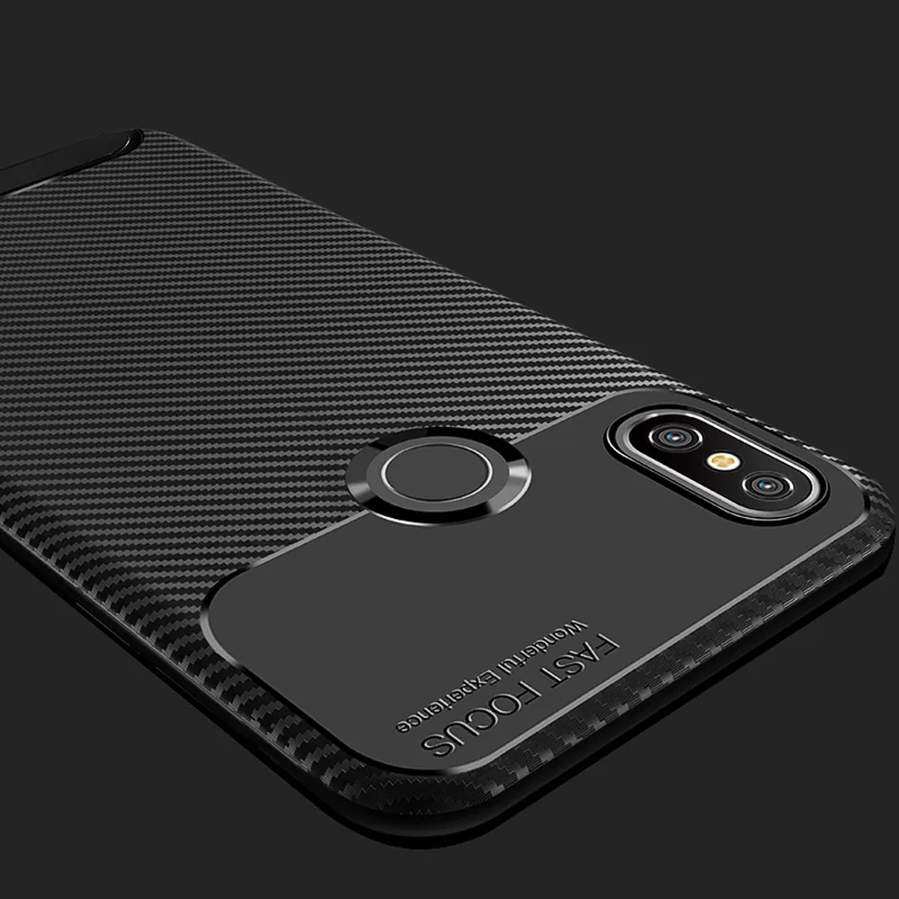 Чехол для xiaomi Redmi Note 6 note6 Pro чехол на 5 note5 чехлы тонкий матовый углеродного волокна