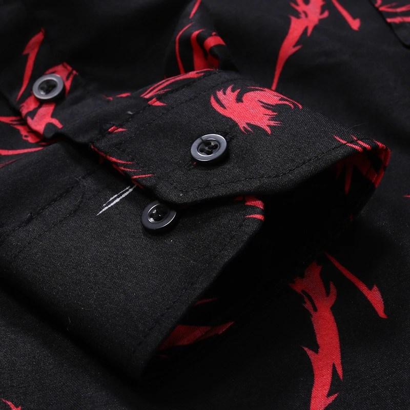 New Fashion Men Business Dress Shirt Casual Long Sleeve Print Summer Blouse Shirts For Men Chemise Homme Vintage Clothes
New Fashion Men Business Dress Shirt Casual Long Sleeve Print Summer Blouse Shirts For Men Chemise Homme Vintage Clothes