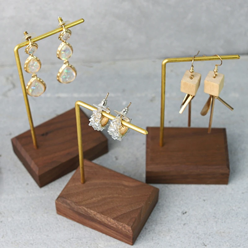 Walnut Metal Earring Stand Holder Shelf Jewelry Display Rack Bracket Organizer
Walnut Metal Earring Stand Holder Shelf Jewelry Display Rack Bracket Organizer