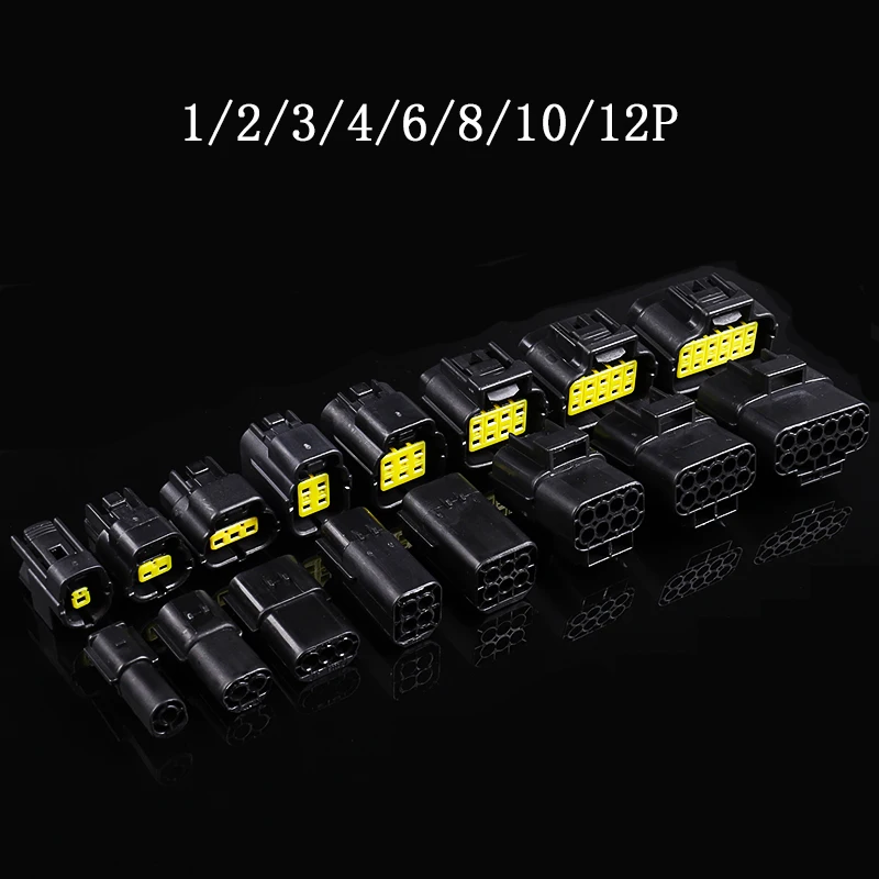1.8 Series 1/2/3/4/6/8/10/12 Pin Waterproof Electric Wire Connector Plug Male Female Adapter Automotive Cable Jointer 17-24 AWG
1.8 Series 1/2/3/4/6/8/10/12 Pin Waterproof Electric Wire Connector Plug Male Female Adapter Automotive Cable Jointer 17-24 AWG