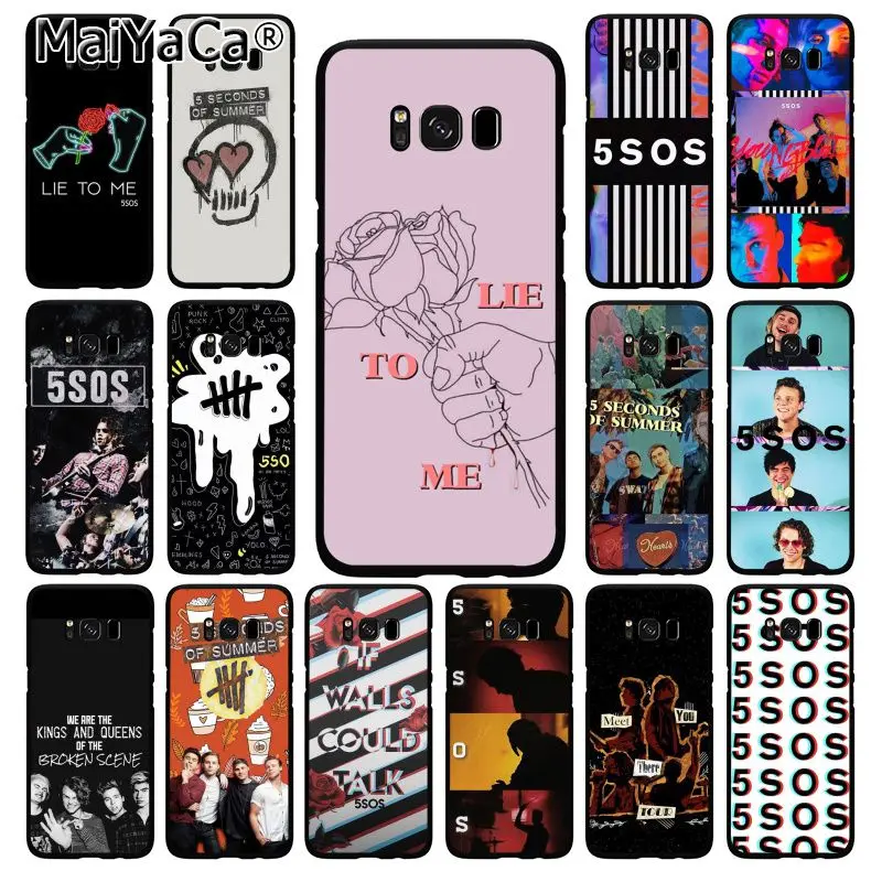 MaiYaCa 5Sos группа Янгблад 5 Seconds of Summer чехол для телефона Samsung Galaxy S20 S5 S10 S10E S6 S7 S8 S9 плюс