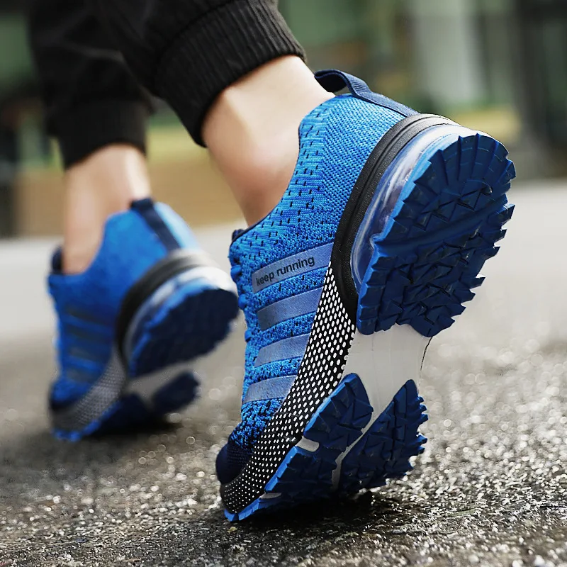 New Men's Running Shoes Air Cushion Sports Shoes Spring and Autumn Flying Woven Couple Shoes Large Size Breathable Trendy Shoes
New Men's Running Shoes Air Cushion Sports Shoes Spring and Autumn Flying Woven Couple Shoes Large Size Breathable Trendy Shoes